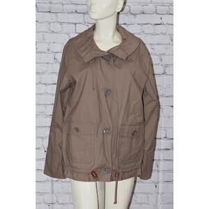 J.Crew Lightweight Utility Cotton Sport Mechanics Jacket Size 8